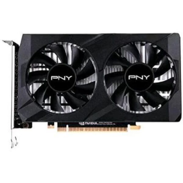 pny vcg16504d6dfxpb1 gtx 1650 scheda grafica nvidia 4gb gddr6 dual fan 128 bit 12 gbit/s pci express 3.0 hdmi displayport dvi-d versione directx 12.0 versione opengl 4.6 black