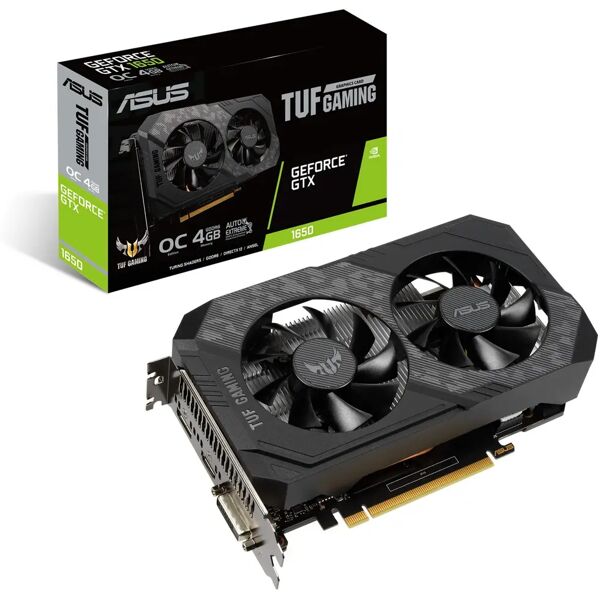 asus tuf gaming tuf-gtx1650-o4gd6-gaming nvidia geforce gtx 1650 4gb gddr6