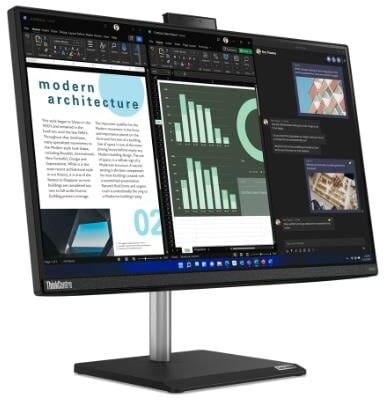 Lenovo All-In-One ThinkCentre neo 30a Monitor 23.8 Full HD Intel Core i5-12450H Octa Core Ram 8 GB SSD 512GB DVD±RW 2x USB 3.2 Windows 11 Pro