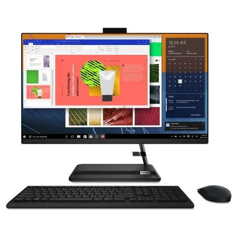 Lenovo All-In-One IdeaCentre A AIO 3 27ALC6 Monitor 27 Full HD AMD Ryzen 5 -7530U Hexa Core 2 GHz Ram 16 GB SSD 512 GB 2xUSB 3.2 Windows 11 Home