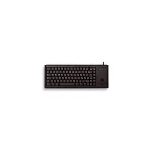 Cherry compact g84-4400 tastiera cablata usb ps/2 con trackball layout inglese us black