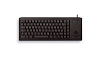 cherry compact g84-4400 tastiera cablata usb ps/2 con trackball layout inglese us black