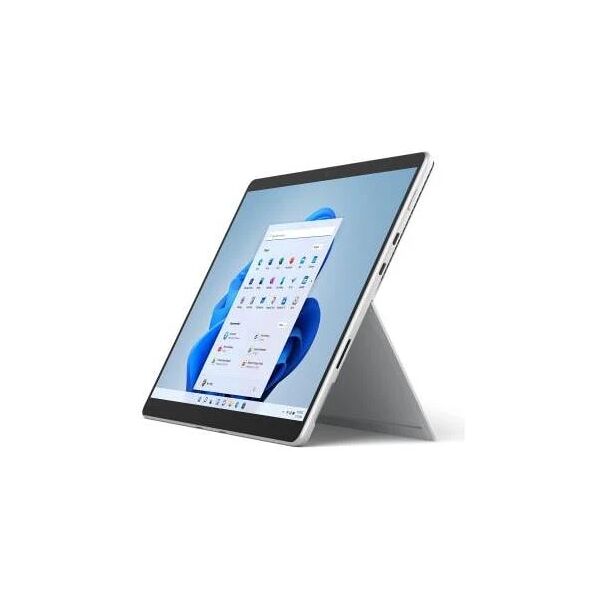 microsoft tablet surface pro 8 platino 13" ram 8gb memoria 256 gb wi-fi windows 10 pro