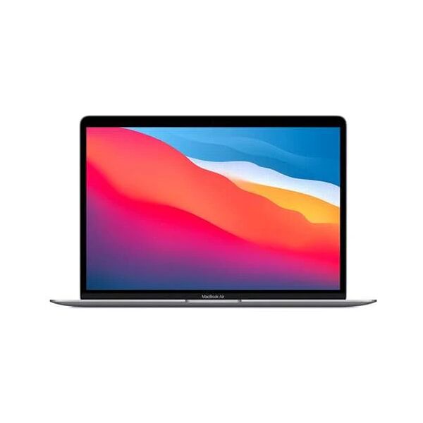 apple macbook air chip m1 cpu 8-core gpu 7-core e neural engine 16-core. ssd 256 gb ram 8 gb macos big sur - argento