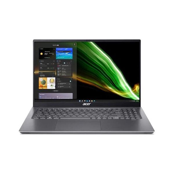 acer ultrabook swift x sfx16-51g-58v4 monitor 16.1 full hd intel core i5-11320h quad core ram 8gb ssd 512gb nvidia geforce rtx 3050 4gb 2xusb 3.0 windows 11 home