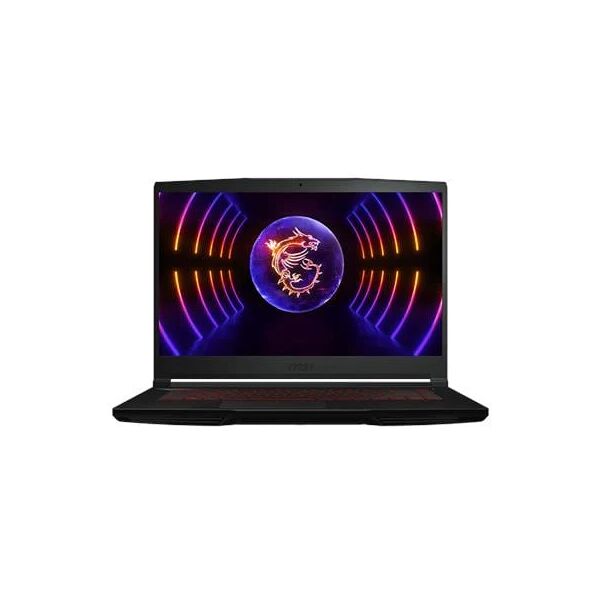 msi notebook gaming thin gf63 12ve-445it monitor 15.6 full hd intel core i7-12650h ram 16 gb ssd 512gb nvidia geforce rtx 4050 6gb 4x usb 3.2 windows 11 home