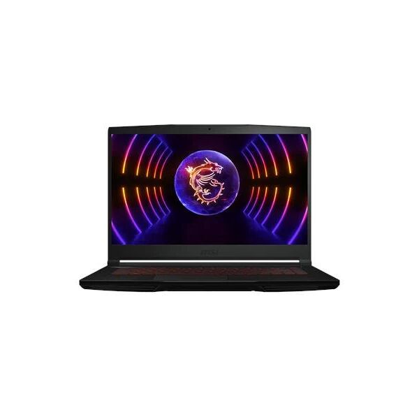 msi notebook gaming thin gf63 12udx-446it monitor 15.6 full hd intel core i7-12650h ram 16 gb ssd 512gb nvidia geforce rtx 3050 6gb 4x usb 3.2 windows 11 home