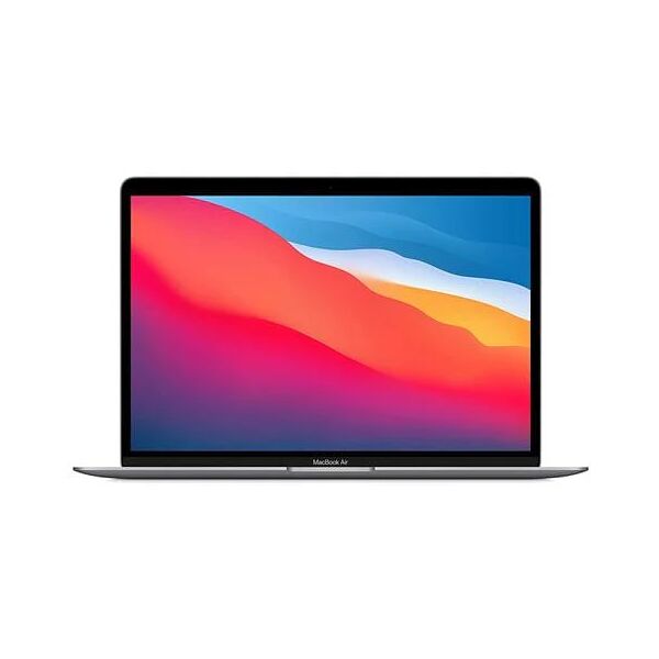 apple macbook air monitor 133 m1 ram 8 gb ssd 256gb 2x thunderbolt macos big sur 2020 grigio siderale