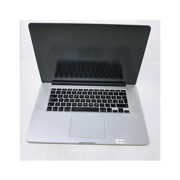 apple [ rigenerato ] macbook pro retina 15'' (2013) intel core i7 26 ghz ram 16 gb ssd 500 gb macos 2020