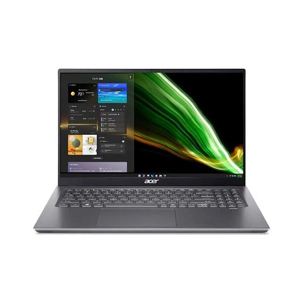 acer ultrabook swift x sfx16-51g-58v4 monitor 16.1 full hd intel core i5-11320h quad core ram 8gb ssd 512gb nvidia geforce rtx 3050 4gb 2xusb 3.0 windows 11 home