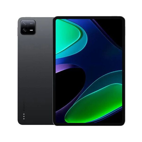 xiaomi pad 6 wi-fi 128gb 6gb ram display 11" qualcomm snapdragon (wi-fi 6 - 802.11ax) android colore: nero