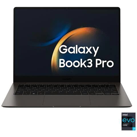 samsung ultrabook galaxy book3 pro monitor 14 2.8k intel core i7-1360p ram 16 gb ssd 512gb 1x usb 3.2 windows 11 home