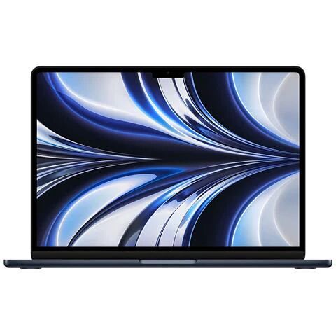Apple MacBook Air Monitor 136 2K M2 2nd Gen Ram 8 GB SSD 256 GB 2x 3 Thunderbolt MacOS Monterey 2022 Midnight
