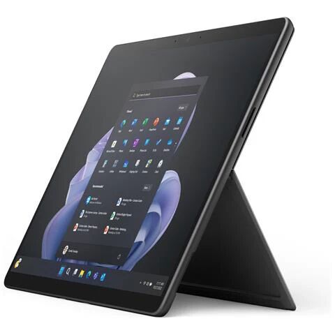 Microsoft Tablet Surface Pro 9 Grafite 13 QHD+ Deca Core RAM 16GB Memoria 256 GB Wi-Fi Fotocamera 10Mpx Windows 11 Pro - Europa