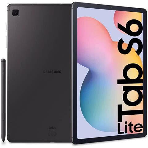 Samsung Galaxy Tab S6 Lite Grigio 10.4&quot; WUXGA+ Octa Core RAM 4GB Memoria 128 GB +Slot MicroSD Wi-Fi Fotocamera 8Mpx Android - Italia