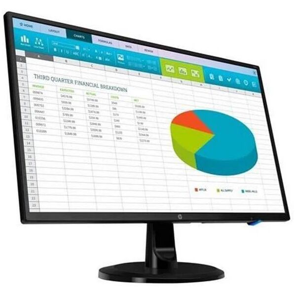 hp n246v monitor 24in in