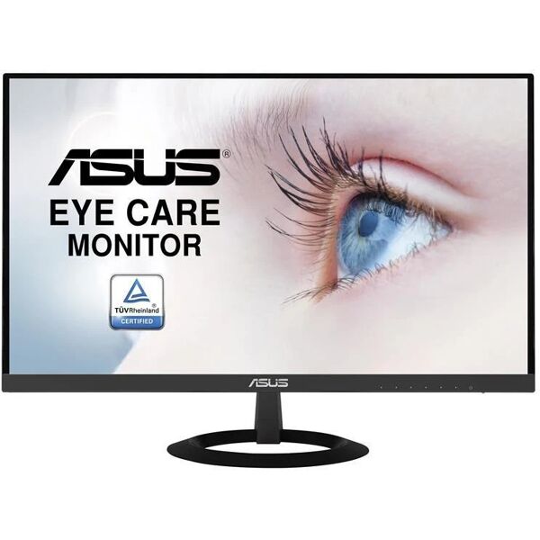 asus vz249he 23.8 led ips formato 16:9 contrasto 80.000.000:1 1xvga 1xhdmi colore nero garanzia italia