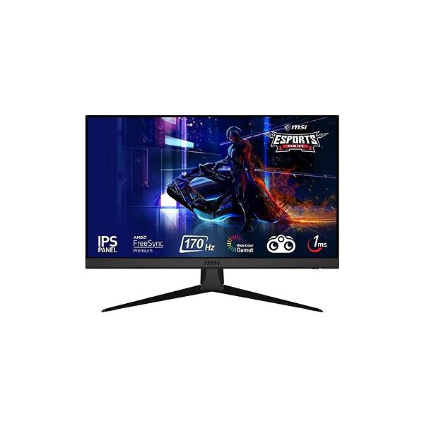 msi g2422 monitor gaming ips 24 fhd (1920x1080) 170 hz 1ms amd freesync dp 1.2a hdmi 1.4b cec night vision anti-flickr less blue light