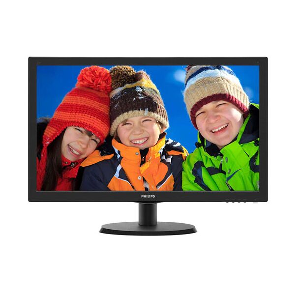 philips 223v5lhsb2 21.5 led contrasto 600:1 formato 16:9 colore nero garanzia italia