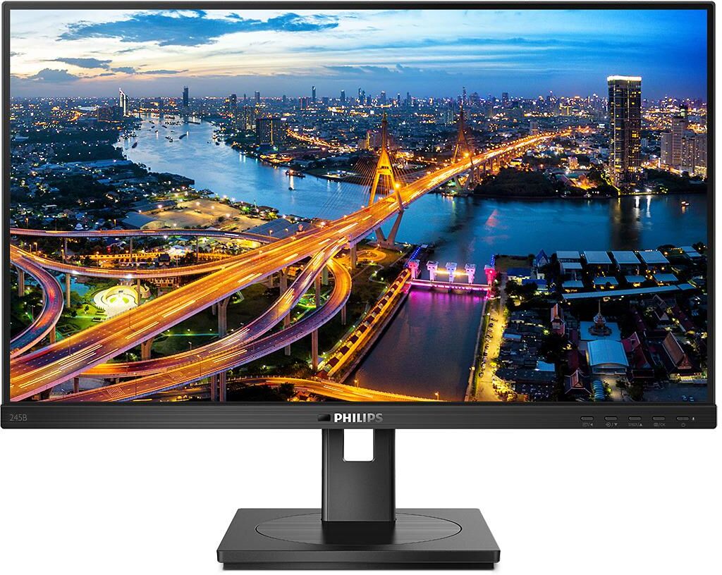 philips monitor 23.8 led ips b line 245b1/00 2560x1440 quad hd tempo di risposta 4 ms