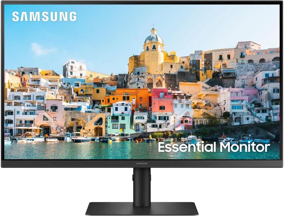 samsung ls24a400ujuxen 24 led ips full hd 75hz 5ms amd freesync hdmi displayport hub usb usb-c nero