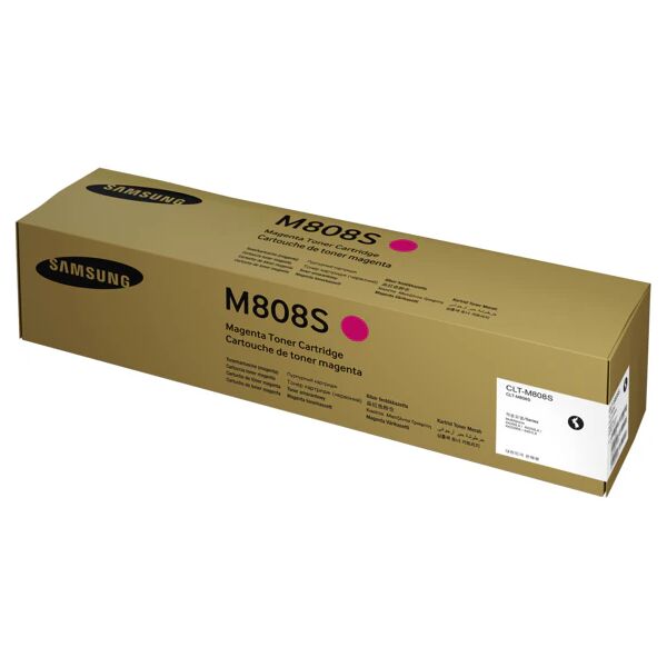 hp samsung clt-m808s magenta originale cartuccia toner (ss642a)