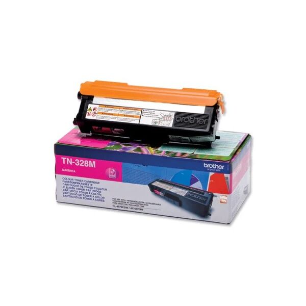 brother tn-328m toner magenta per dcp-9270cdn/hl-4570cdw-4570cdwt 6.000 pag