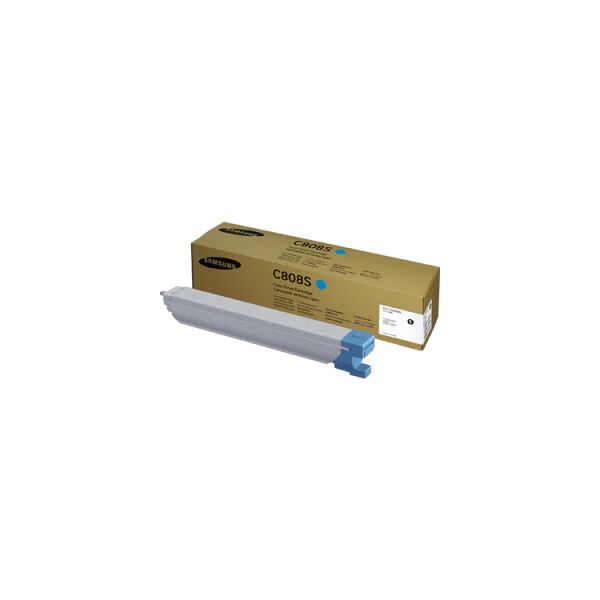 hp samsung clt-c808s cyan originale cartuccia toner (ss560a)