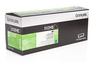 Lexmark 512he toner nero per ms312dn-ms415dn 5.000 pag