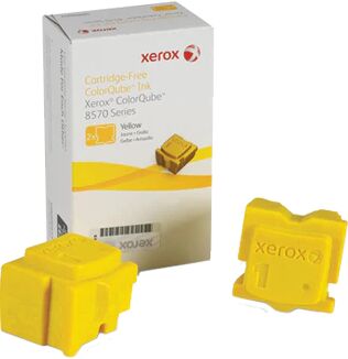 Xerox 108r00933 pack 2 x colorstix giallo per colorqube 8570