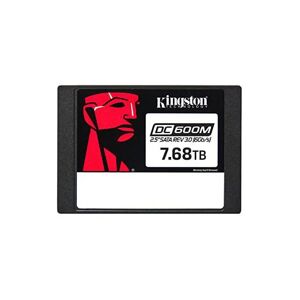 Kingston dc600m ssd mixed use crittografato 7.68tb interno 2.5 sata 6gb/s 256 bit aes self-encrypting drive (sed)