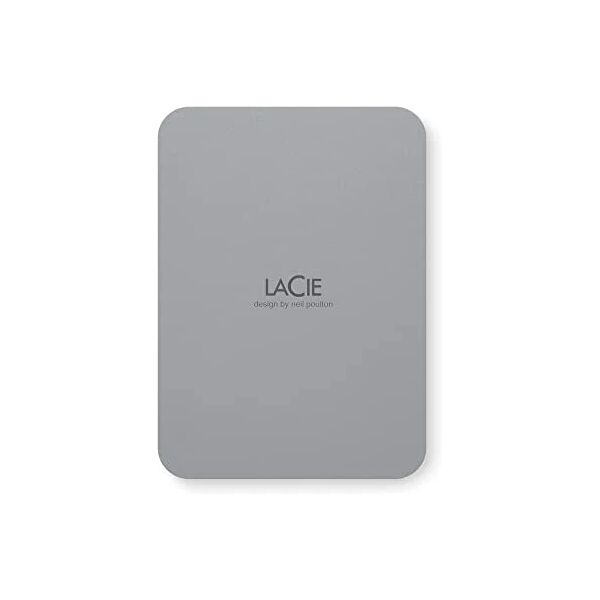 seagate lacie mobile drive secure stlr2000400 hdd 2.000gb esterno portatile crittografato usb-c 3.2 gen 1 grigio