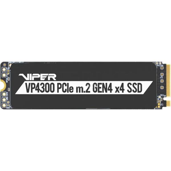 patriot viper vpn4300 ssd m.2 2.000 gb nvme pci-e x4 gen4 velocitÀ lettura e scrittura sequenziale fino a 7400 mb/s e 6800 mb/s