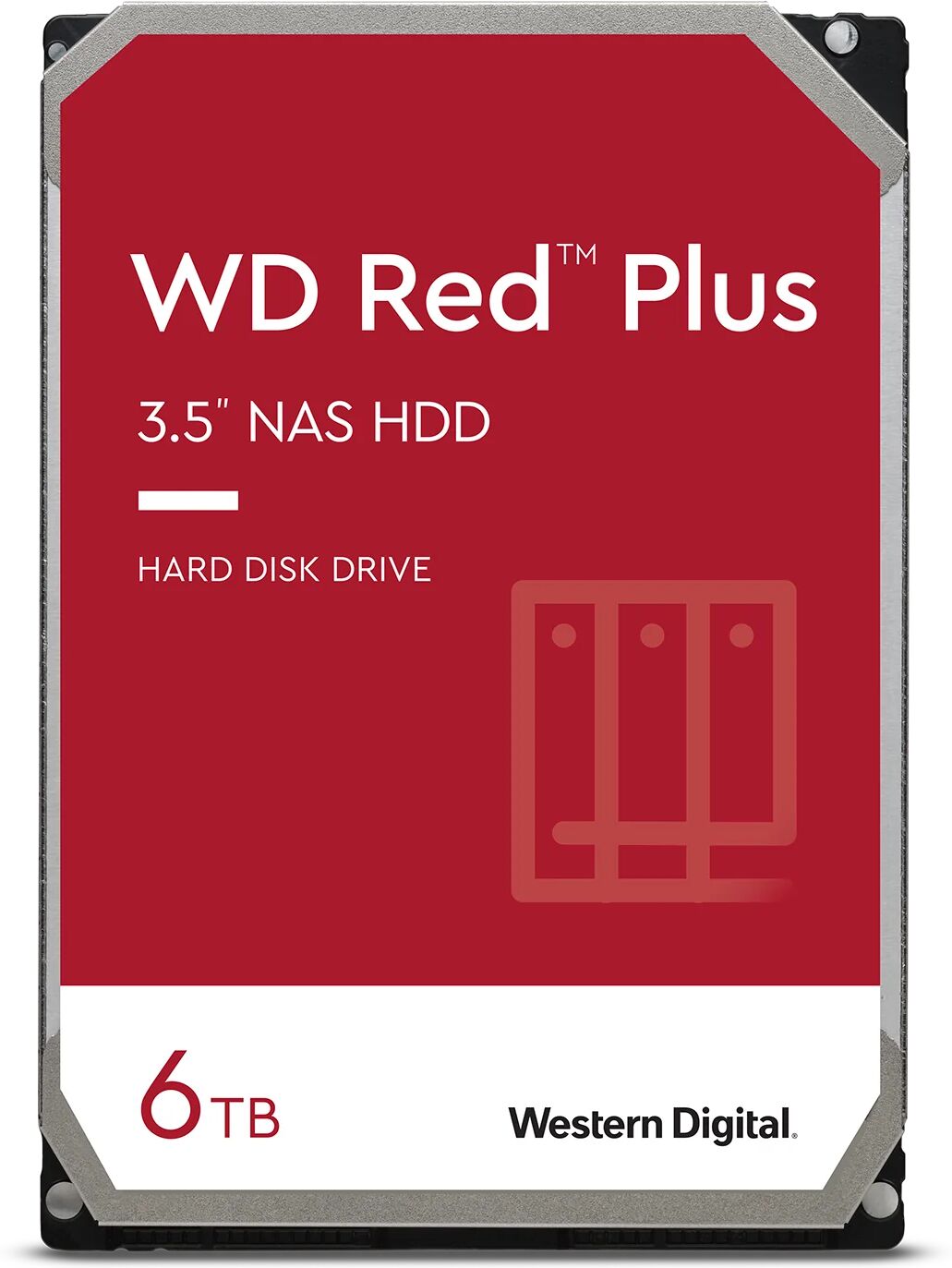 western digital hard disk red plus 6tb 3.5 sata 256mb