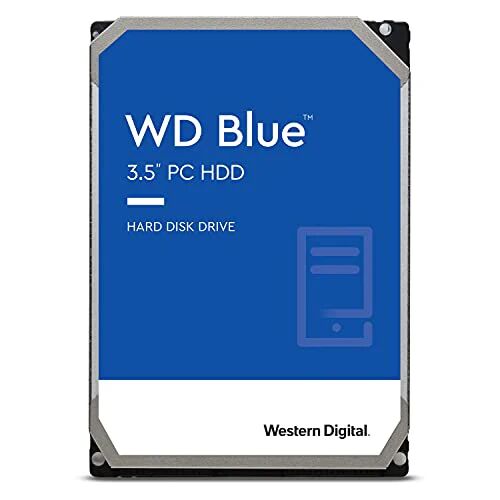 Western Digital blue 40ezax hdd interno 4.000 gb 3.5 serial ata iii sata 6gb/s 5400 rpm buffer 256 mb