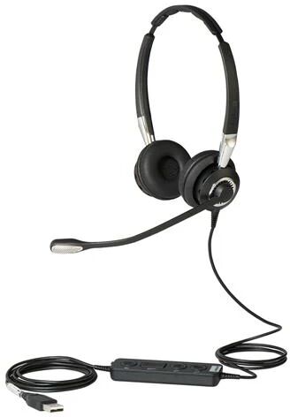 Jabra biz 2400 ii usb duo cc cuffia con microfono cablato usb