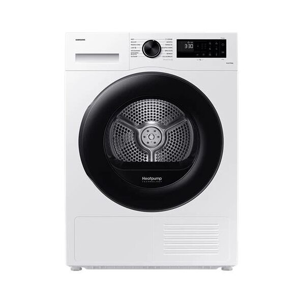 samsung asciugatrice dv90cgc0a0ae crystal ecodry 9 kg classe a++ pompa di calore