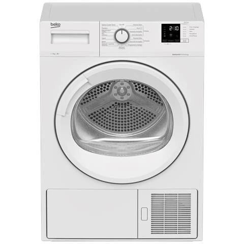 beko asciugatrice slim drxs712w young 7 kg classe a+ pompa di calore