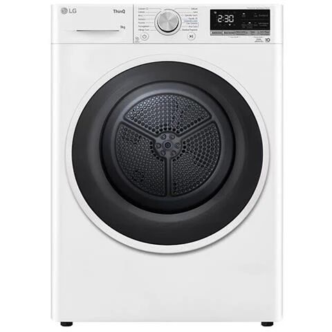 LG Asciugatrice RH90V5AV6N V5 9 Kg Classe A++ a Condensazione con Pompa di Calore