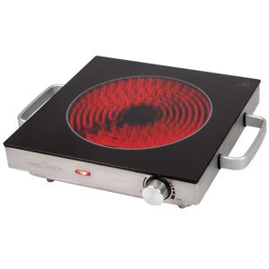 proficook ekp 1210 fornello elettrico a infrarossi individuale portatile tutti i tipi di pentole 2000w nero /argento