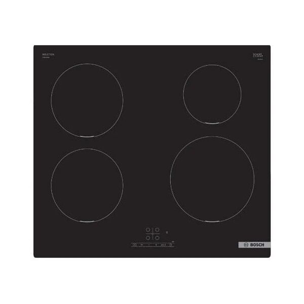 bosch piano cottura pue611bb5e a induzione 4 zone cottura da 59.2 cm colore nero