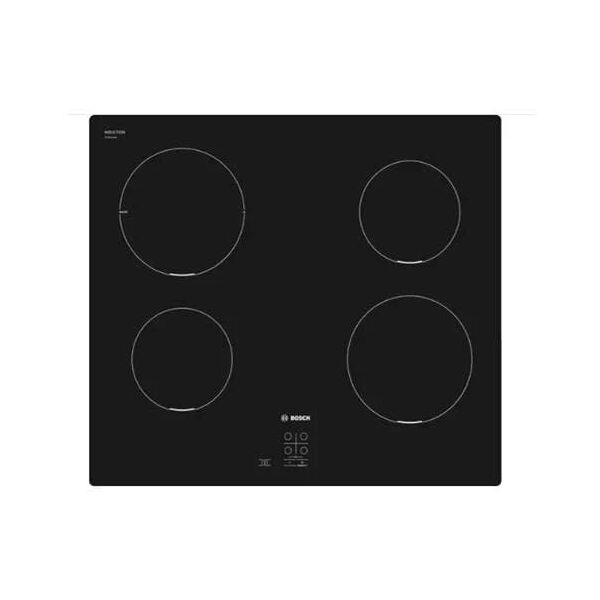 bosch piano cottura pug611aa5e a induzione 4 zone cottura da 59.2 cm colore nero