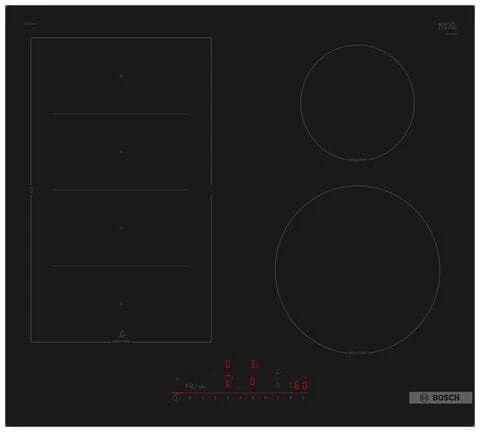 bosch serie 6 pix61rhc1e piano cottura nero da incasso 60 cm piano cottura a induzione 4 fornello (i)