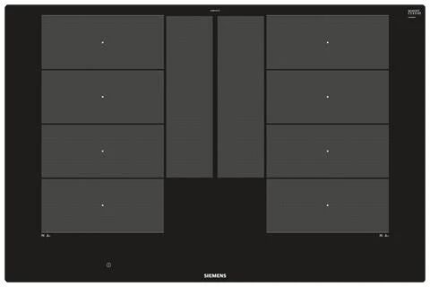 Siemens Piano Cottura EX801LYC1E a Induzione 4 Zone Cottura da 80 cm Colore Nero