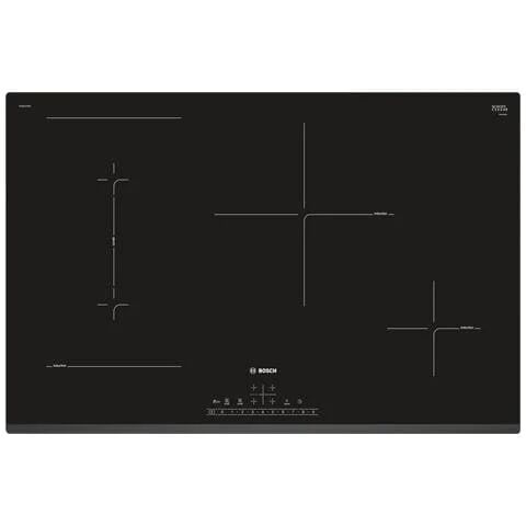 Bosch Piano Cottura PVS831FB5E a Induzione 4 Zone di Cottura da 80 cm Colore Nero