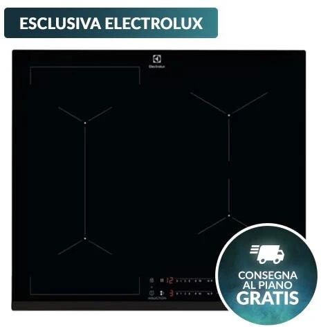 Electrolux Piano Cottura Y63IV443 a Induzione 4 Zone Cottura da 59 cm Colore Nero