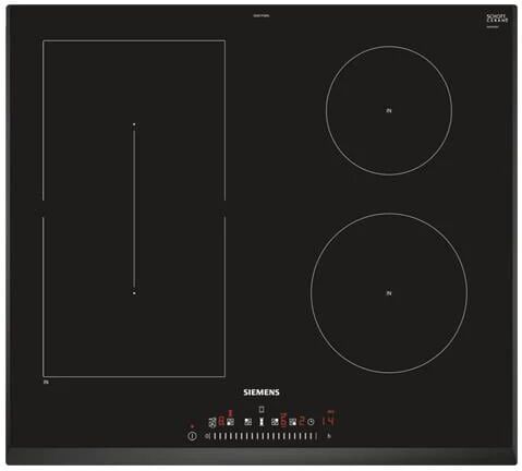 Siemens iQ500 ED651FSB5E piano cottura Nero Da incasso 60 cm Piano cottura a induzione 4 Fornello (i)