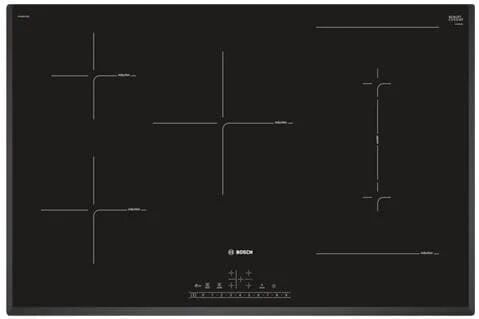 Bosch Piano Cottura PVW 851FB5E a Induzione 5 Zone Cottura da 80.2 cm Colore Nero