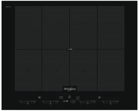 Whirlpool Piano Cottura a Induzione 65 cm 8 zone di cottura Colore nero