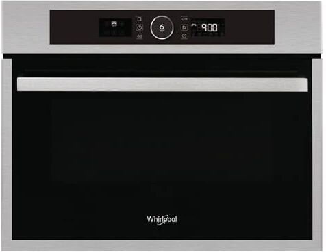 whirlpool forno microonde amw 9607 ix con grill capacità 40 litri potenza 900 watt colore inox